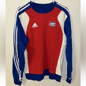 Adidas Cuba team issue baseball crewneck sweater